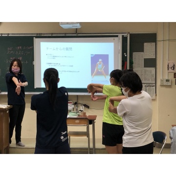 部活動、スポーツチームへのコンディショニング講義